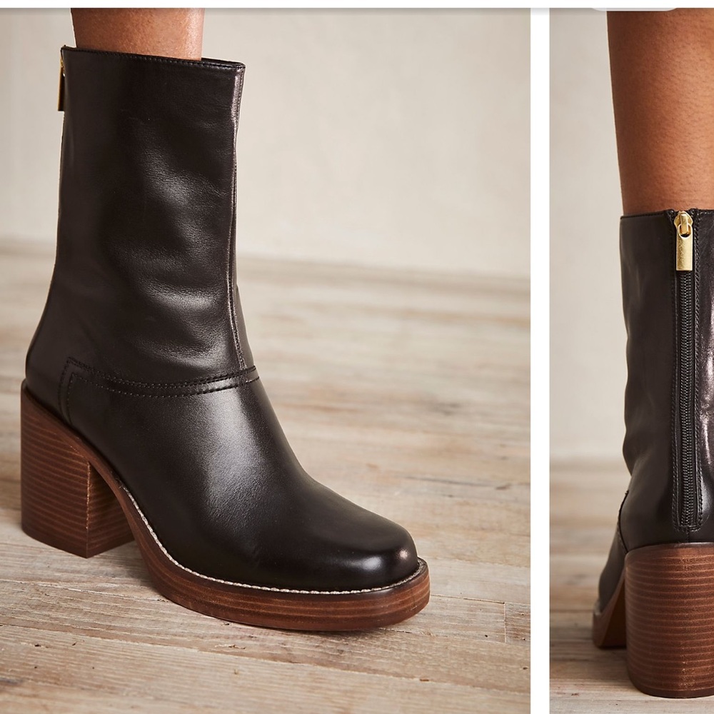 NEW Free People Portwood boot in black size 6